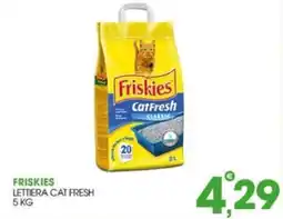 Rosa Cash Friskies lettiera cat fresh offerta