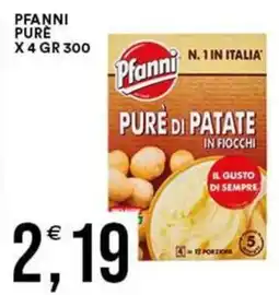 Vantaggio Cash&Carry Pfanni Pure di patate in fiocchi offerta