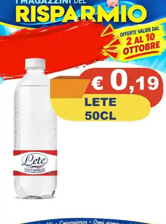Lete acqua minerale