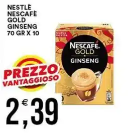 Vantaggio Cash&Carry Nescafé Gold Ginseng offerta