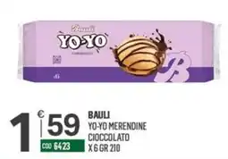 Tutto Risparmio Cash&Carry Bauli Yo-Yo merendine cioccolato offerta