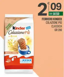 Tutto Risparmio Cash&Carry Ferrero Kinder Colazione Più Classica offerta