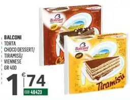 Tutto Risparmio Cash&Carry Balconi torta choco dessert/tiramisù/viennese offerta
