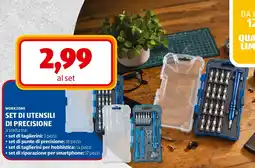 ALDI Workzone set di utensili di precisione offerta