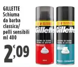 Rossotono Carrefour Gillette Schiuma da barba classica offerta