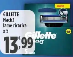 Rossotono Carrefour Gillette Mach3 lame ricarica offerta