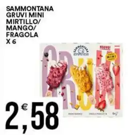 Vantaggio Cash&Carry Sammontana Gruvi Mini offerta