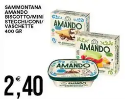Vantaggio Cash&Carry Sammontana amando biscotto/mini stecchi/coni/vaschette offerta