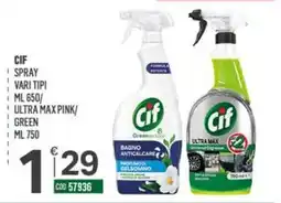 Tutto Risparmio Cash&Carry Cif spray offerta