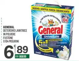 Tutto Risparmio Cash&Carry General Detersivo Lavatrice in Polvere offerta