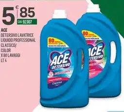 Tutto Risparmio Cash&Carry Ace detersivo lavatrice liquido professional classico/ color offerta