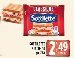 Rossotono Carrefour Sottilette Classiche offerta