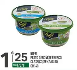Tutto Risparmio Cash&Carry Biffi Pesto Genovese Fresco Classico offerta