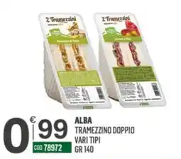 Tutto Risparmio Cash&Carry Alba tramezzino doppio offerta