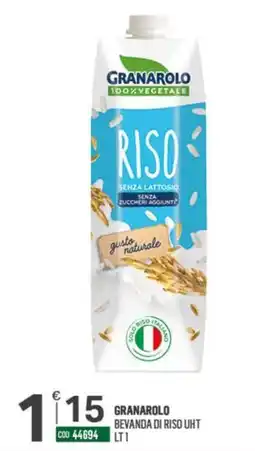 Tutto Risparmio Cash&Carry Granarolo bevanda di riso UHT offerta