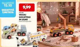ALDI ToyLino veicoli giocattolo in legno offerta
