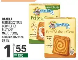 Tutto Risparmio Cash&Carry Barilla Fette biscottate offerta