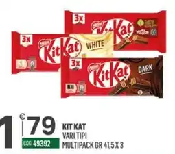 Tutto Risparmio Cash&Carry Kit Kat vari tipi offerta