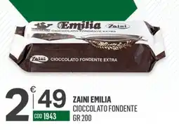 Tutto Risparmio Cash&Carry Zaini Emilia cioccolato fondente offerta