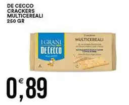 Vantaggio Cash&Carry I Grani De Cecco Crackers Multicereali offerta