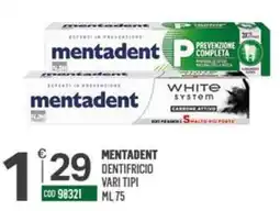 Tutto Risparmio Cash&Carry Mentadent dentifricio offerta
