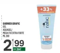 Tutto Risparmio Cash&Carry Garnier Graphic Gel Aquagel Mega Fix Extra Forte offerta