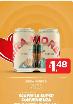 Ok Market Birra Moretti offerta