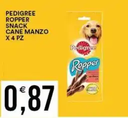 Vantaggio Cash&Carry Pedigree Ropper snack cane manzo offerta