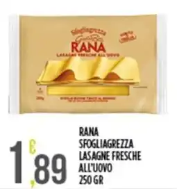 Euroesse Rana sfogliagrezza lasagne fresche all'uovo offerta