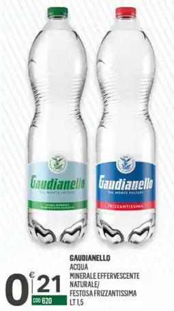 Tutto Risparmio Cash&Carry Gaudianello acqua minerale effervescente naturale offerta