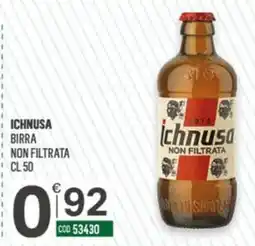 Tutto Risparmio Cash&Carry Ichnusa birra non filtrata offerta