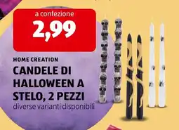 ALDI Home Creation Candele di Halloween a stelo offerta