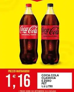 Vantaggio Cash&Carry Coca Cola Classica e Zero offerta