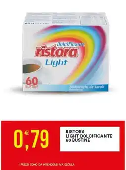 Vantaggio Cash&Carry Ristora dolcificante light offerta