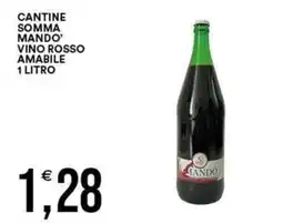 Vantaggio Cash&Carry Vino rosso amabile Mando' offerta