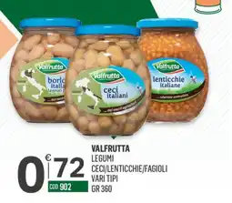 Tutto Risparmio Cash&Carry Valfrutta legumi ceci/lenticchie/fagiol offerta