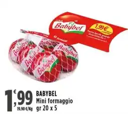 Rossotono Carrefour Babybel Mini formaggio offerta