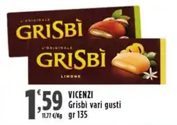 Rossotono Carrefour Grisbi vari gusti offerta