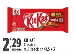 Rossotono Carrefour Kit Kat Classico offerta