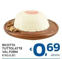Ok Market Ricotta Tuttolatte Val Form offerta