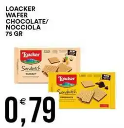 Vantaggio Cash&Carry Loacker wafer chocolate offerta