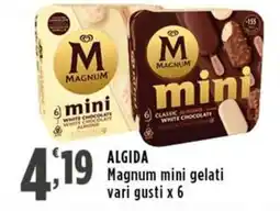 Rossotono Carrefour Algida Magnum mini gelati offerta