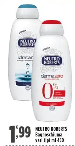 Rossotono Carrefour Neutro Roberts Bagnoschiuma offerta