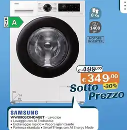 Al Pentolone Samsung Lavatrice offerta