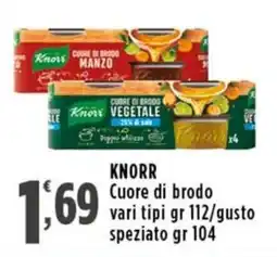 Rossotono Carrefour Knorr Cuore di brodo offerta