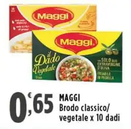 Rossotono Carrefour Maggi Brodo classico/vegetale offerta