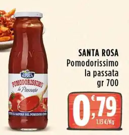 Rossotono Carrefour Santa Rosa Pomodorissimo la passata offerta