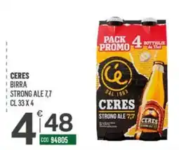 Tutto Risparmio Cash&Carry Ceres birra strong ale offerta