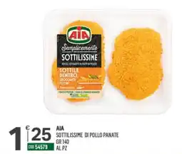 Tutto Risparmio Cash&Carry AIA Sottilissime di pollo panate offerta