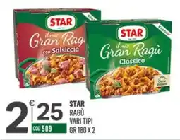 Tutto Risparmio Cash&Carry Star Ragù offerta